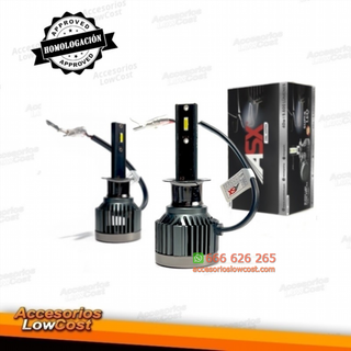 Kit Bombillas ASX faro delantero SUPER LED H1 HOM
