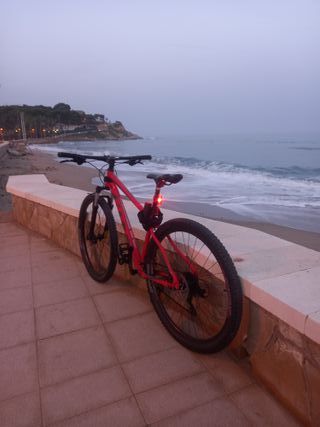 Bicicleta Montaña 29'' roja en muy buen estado