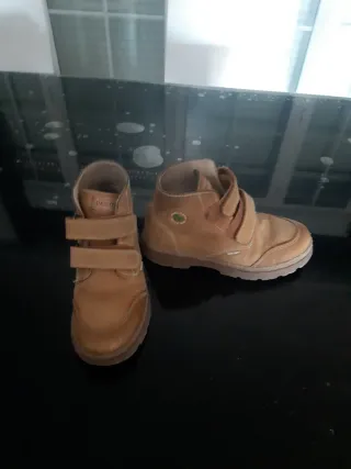 Botas niño camel velcro