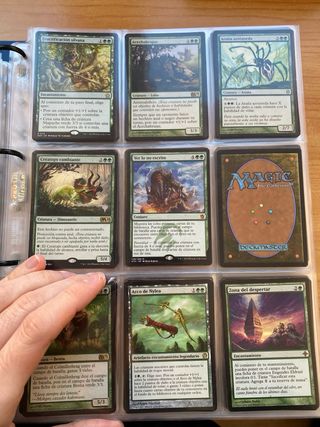 Álbum de cartas Magic (raras y míticas)