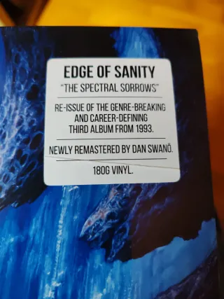 EDGE OF SANITY - The Spectral Sorrows LP, Vinilo N