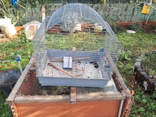 Jaula grande para pájaros o hámsters