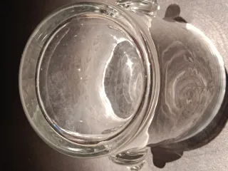 Cubitera grande  cristal tallado ANTIGUA