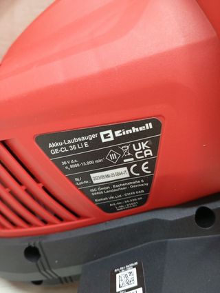 Einhell GE-CL 36 Li E Solo Aspirador-Soplador