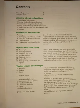 English Collocations in Use: Advanced