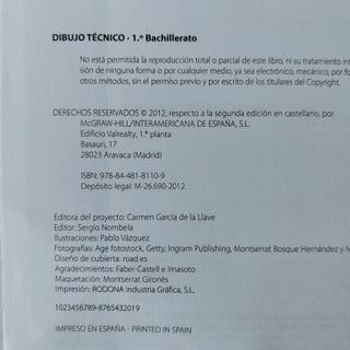 Dibujo Técnico 1.º Bachillerato