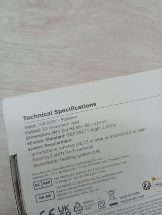 Refoss Termostato Calefacción WiFi