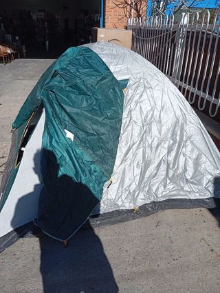 Carpa 4-5 personas Aluminizada Verde impermeable