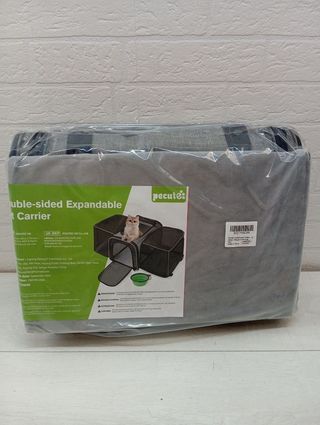 Transportín gato - Gris y Negro