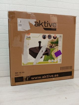 Soporte parasol Aktive Garden - Negro