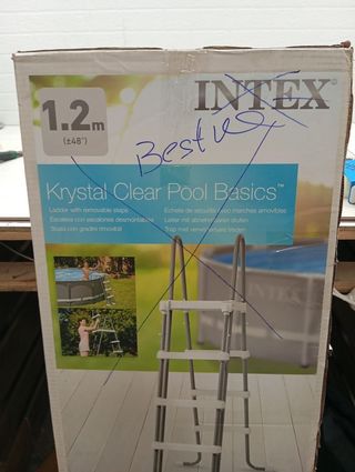 Escalera piscina BESTWAY plegable