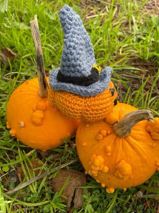 Calabaza Decorativa Crochet Halloween