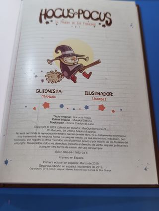 Hocus Pocus 1 La Prueba de los Fabulinos: El li...