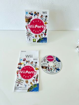 Nintendo Wii White Pack + Wii Party ORIGINALE