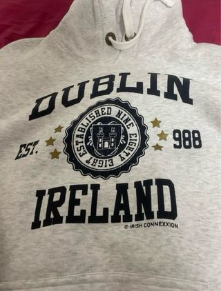 Felpa Grigia ORIGINALE  Presa a DUBLINO