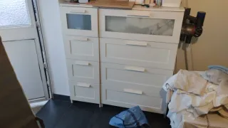 2 Cómodas Brimnes IKEA Blanca