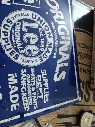 Chapa original Lee Originals H.D. Lee Kansas e