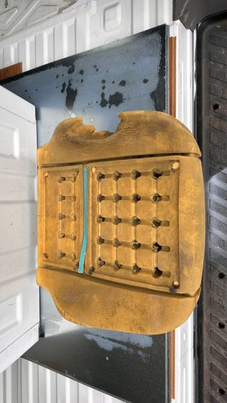 Base asiento doble Sprinter + restos de tapiceria