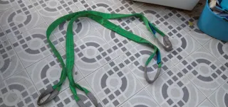 Eslingas de elevación verdes