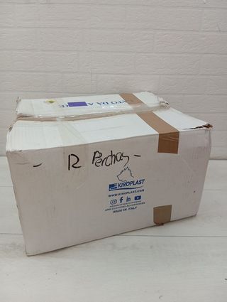 12 Perchas plasticas Kiroplast