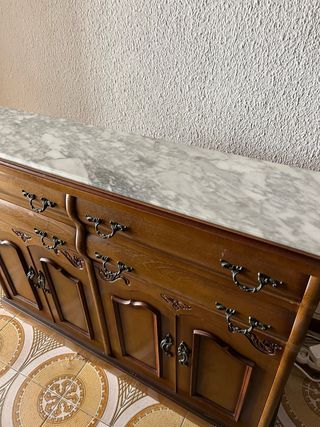 Recibidor Vintage Madera y Mármol