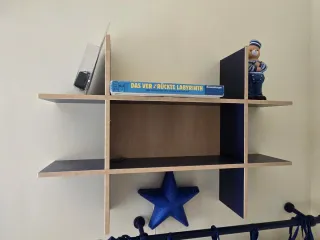 Estantería y escritorio modular