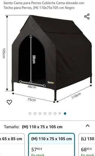 lionto Cama para Perros Cubierta