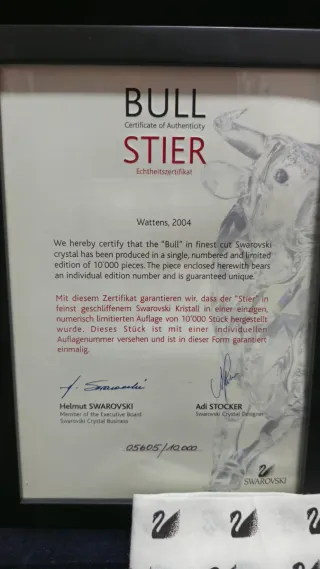 Swarovski Bull-Stier, NEGOCIABLE. Urge venta
