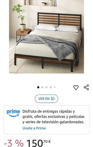 Cama Zinus Kai 160x200cm