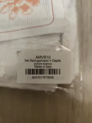 Toalla de invitados para bordar