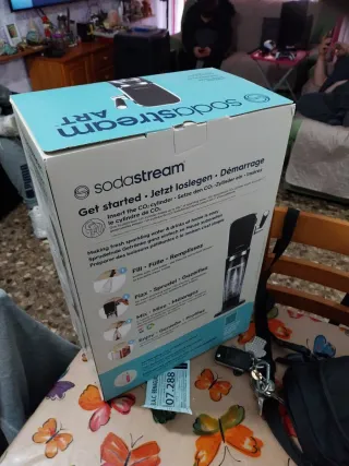 Máquina Sodastream Art + 2 cargas