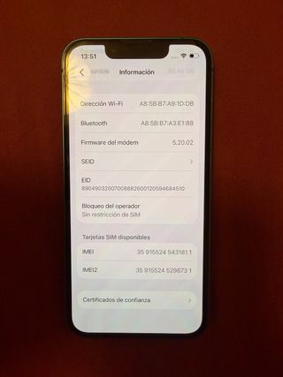 iPhone 13 mini 128 GB Azul