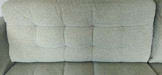 Sofá 2 plazas verde claro