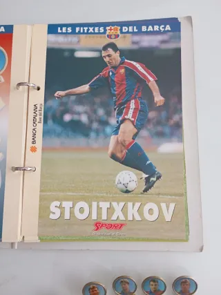 Fichas y pins Barça 1993