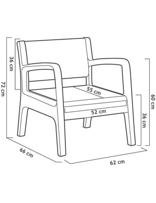 Set Muebles de Salon Exterior - Conjunto Muebles Jardin Exterior 4 Plazas