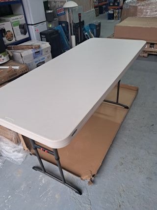 Lifetime Mesa Plegable portátil 183x76 cm