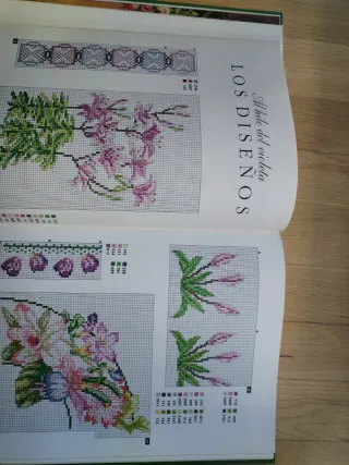 libro "Punto de Cruz al hilo del color"