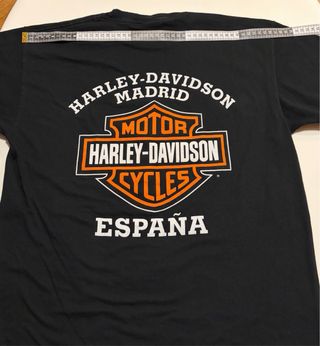 Camiseta Harley-Davidson Negra. Manga corta
