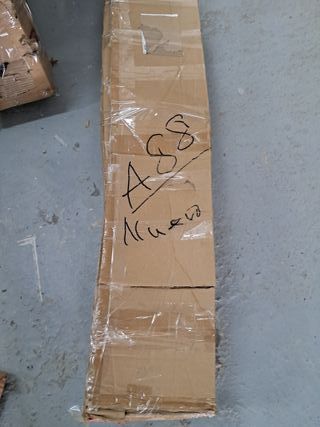 Amazon Basics medianas Hamaca de tela con soporte, Abigarrado, 300 x 117 x 100 cm