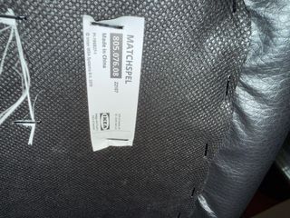 Silla de escritorio Ikea Matchspel Negra/Roja