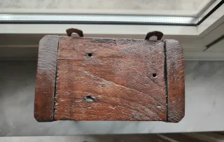 Portarotolo in legno EPAL verniciato