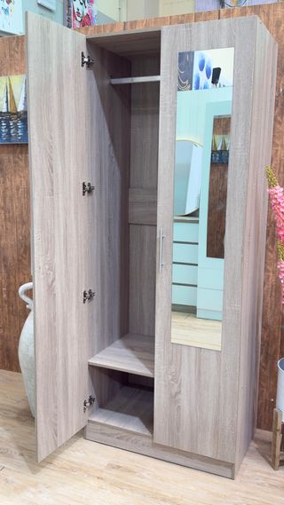 Armario 2 puertas con espejo