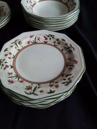 Vajilla Churchill 18 piezas porcelana