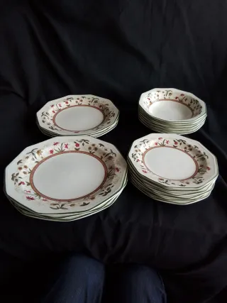 Vajilla Churchill 18 piezas porcelana