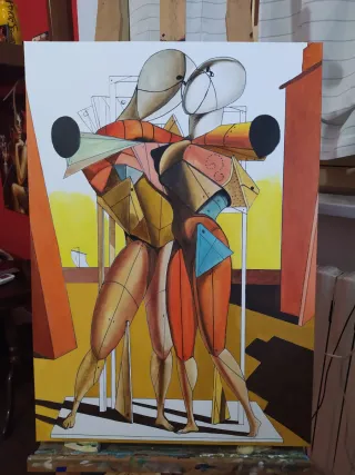 Olio su tela de Chirico