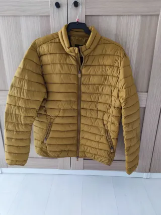 Chaqueta acolchada hombre mostaza Talla M