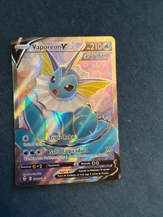 Vaporeon V Full Art Carta Pokémon