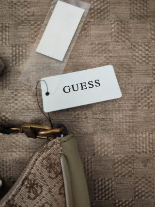 Bolso Guess Noelle II, Beige y Marrón