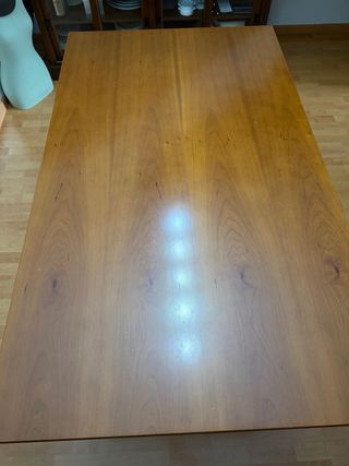 Mesa comedor extensible madera