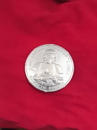 Moneda Star Wars Stormtrooper Imperio Galáctico